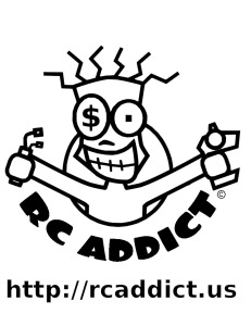 RC Addict Logo fixed text with copywrite